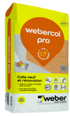 WEBERCOL PRO GRIS 25KG MORTIER COLLE